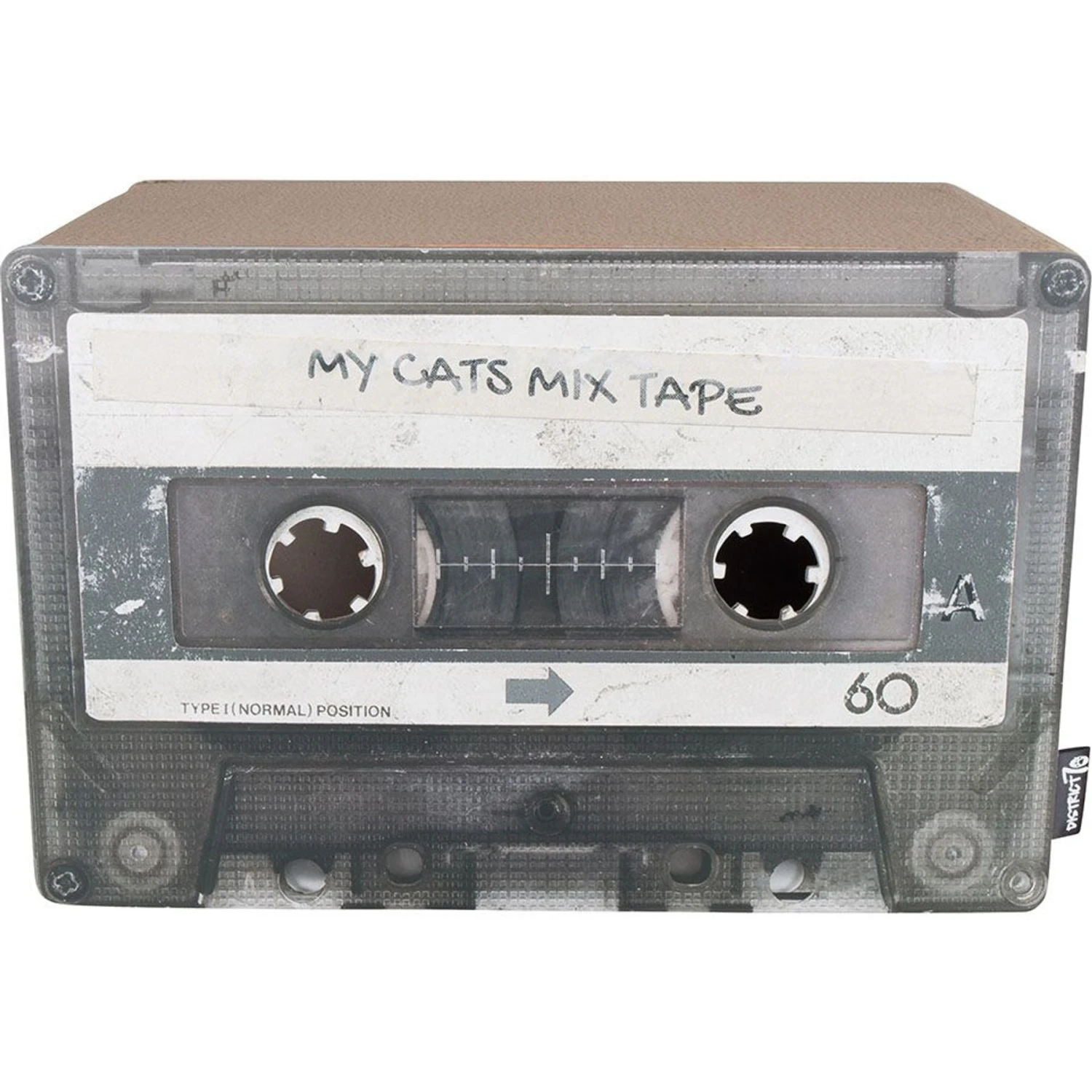 District 70 MIXTAPE Retro Cardboard Cat Scratcher, Large 5 District 70 MIXTAPE Retro Cardboard Cat Scratcher, Large - Image 3