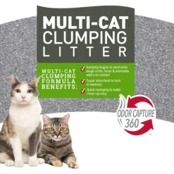 Nature's Miracle Multi-Cat Clumping Clay Cat Litter, 40-lb Bag 12 Nature's Miracle Multi-Cat Clumping Clay Cat Litter, 40-lb Bag -Cat Supplies 767550 PT2. AC SS1800 V1675442941