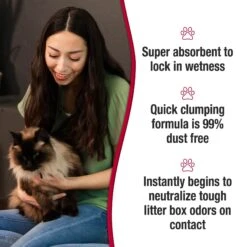 Nature's Miracle Multi-Cat Clumping Clay Cat Litter, 40-lb Bag 15 Nature's Miracle Multi-Cat Clumping Clay Cat Litter, 40-lb Bag -Cat Supplies 767550 PT5. AC SS1800 V1675442942