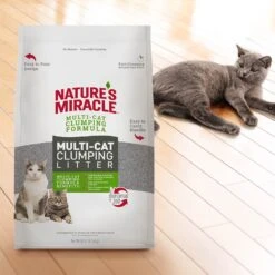 Nature's Miracle Multi-Cat Clumping Clay Cat Litter, 40-lb Bag 16 Nature's Miracle Multi-Cat Clumping Clay Cat Litter, 40-lb Bag -Cat Supplies 767550 PT6. AC SS1800 V1675442947