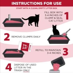 Arm & Hammer Litter Clump & Seal Multi-Cat Scented Clumping Clay Cat Litter 16 Arm & Hammer Litter Clump & Seal Multi-Cat Scented Clumping Clay Cat Litter -Cat Supplies 78026 PT5. AC SS1800 V1660161341