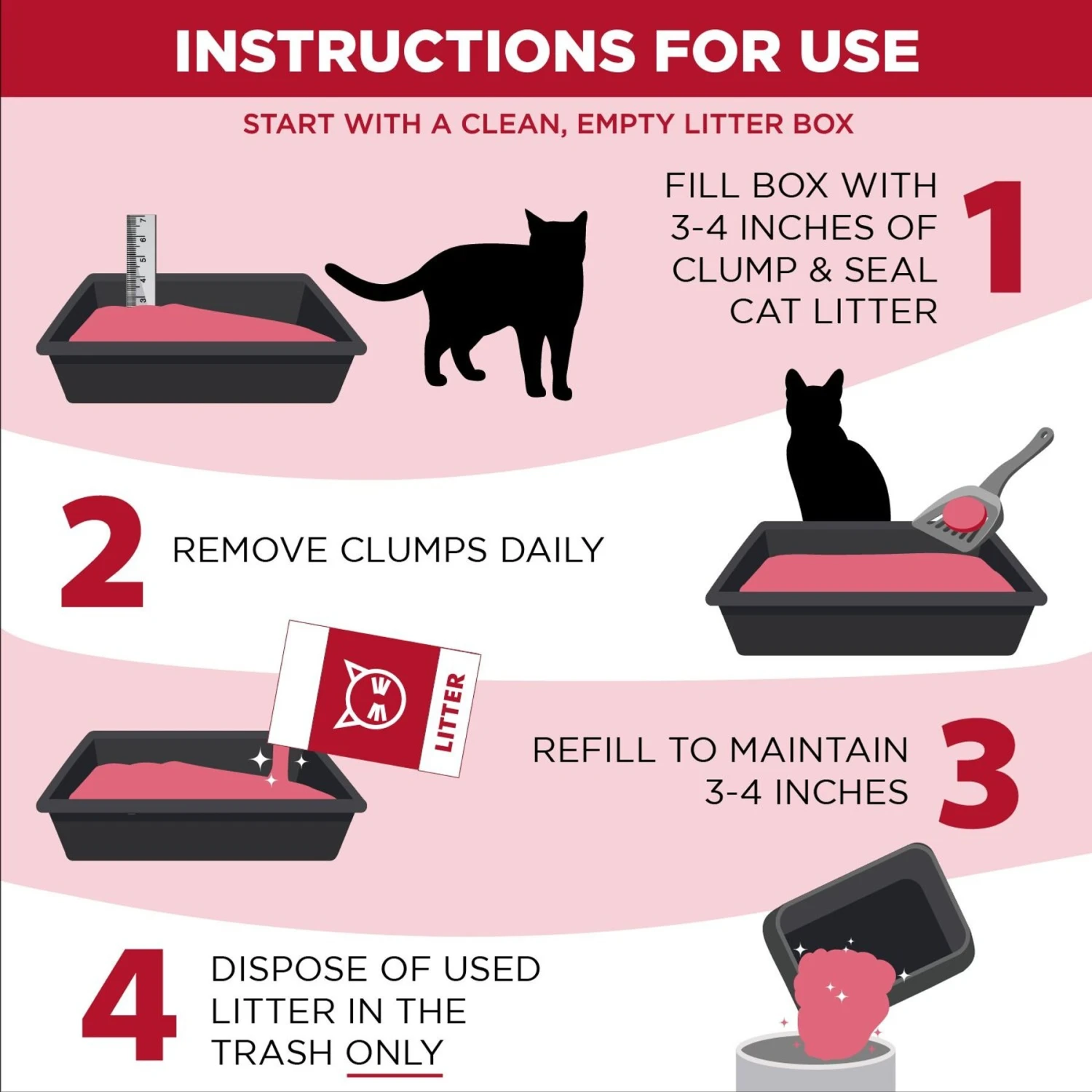 Arm & Hammer Litter Clump & Seal Multi-Cat Scented Clumping Clay Cat Litter 8 Arm & Hammer Litter Clump & Seal Multi-Cat Scented Clumping Clay Cat Litter - Image 6
