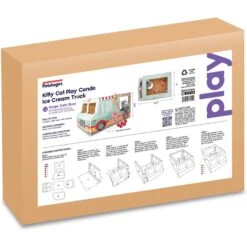 Catstages Kitty Cat Play Condo Ice Cream Truck Cat Toy, Mint -Cat Supplies 786934 PT5. AC SS1800 V1682618028