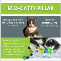 Honest Pet Products Eco Catty Pillar Cat Toy 12 Honest Pet Products Eco Catty Pillar Cat Toy -Cat Supplies 797230 PT2. AC SS1800 V1690813337