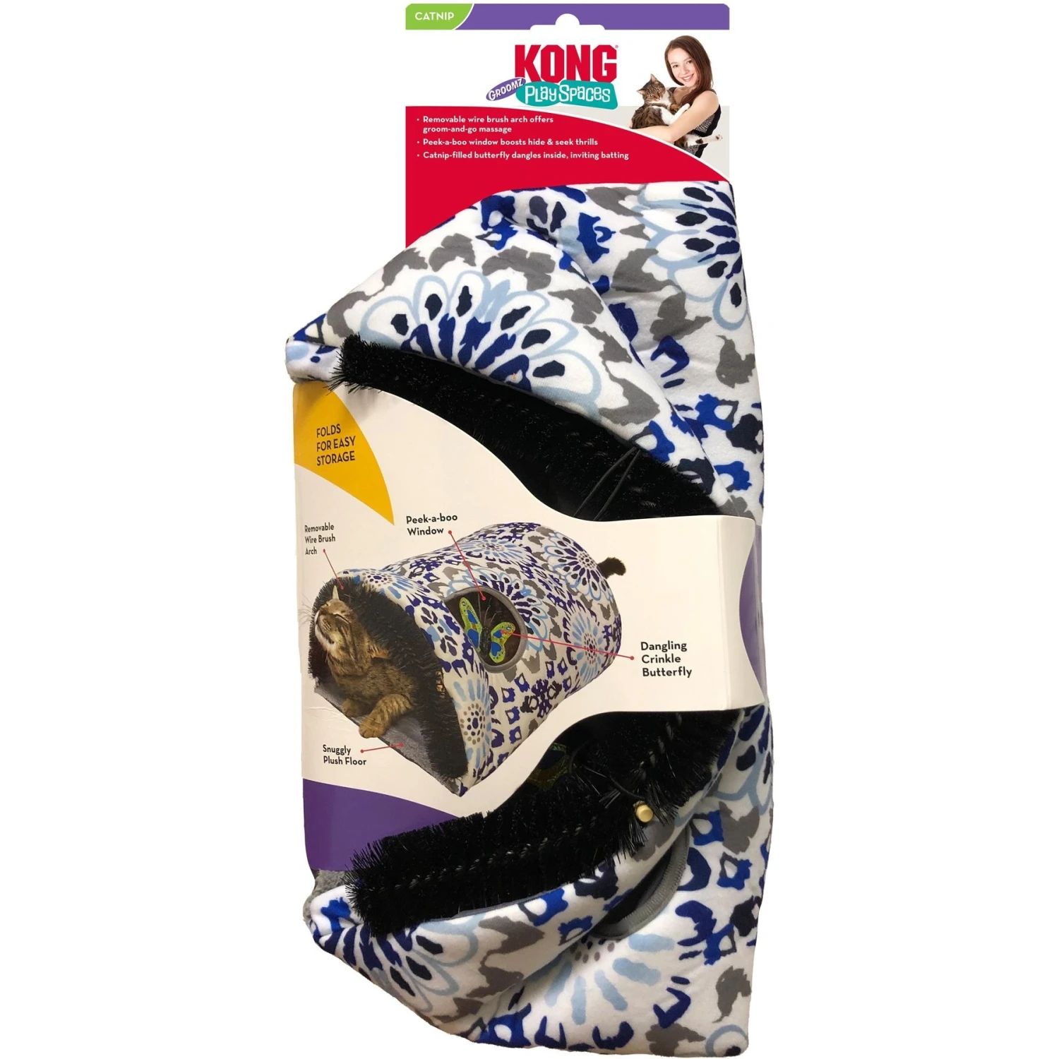 KONG Play Spaces Groomz Cat Toy 5 KONG Play Spaces Groomz Cat Toy - Image 3