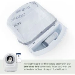 Casa Leo Leo's Loo Unscented Self-Cleaning Drawstring Waste Drawer Box Liners, 50 Count 13 Casa Leo Leo's Loo Unscented Self-Cleaning Drawstring Waste Drawer Box Liners, 50 Count -Cat Supplies 802470 PT3. AC SS1800 V1703871567