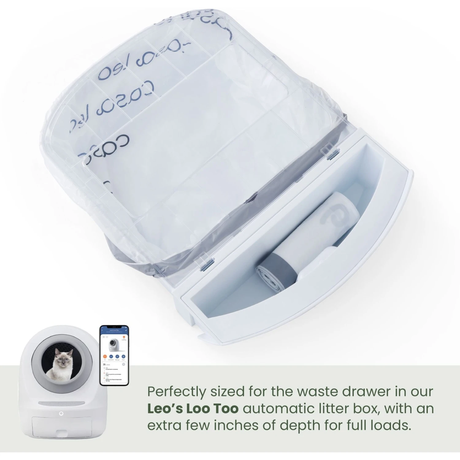 Casa Leo Leo's Loo Lavender Scented Self-Cleaning Drawstring Waste Drawer Box Liners 6 Casa Leo Leo's Loo Lavender Scented Self-Cleaning Drawstring Waste Drawer Box Liners - Image 4