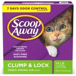 Scoop Away Clump & Lock Scented Clumping Clay Cat Litter 16 Scoop Away Clump & Lock Scented Clumping Clay Cat Litter -Cat Supplies 80310 PT5. AC SS1800 V1694459346