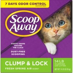 Scoop Away Clump & Lock Scented Clumping Clay Cat Litter 17 Scoop Away Clump & Lock Scented Clumping Clay Cat Litter -Cat Supplies 80310 PT6. AC SS1800 V1694458828