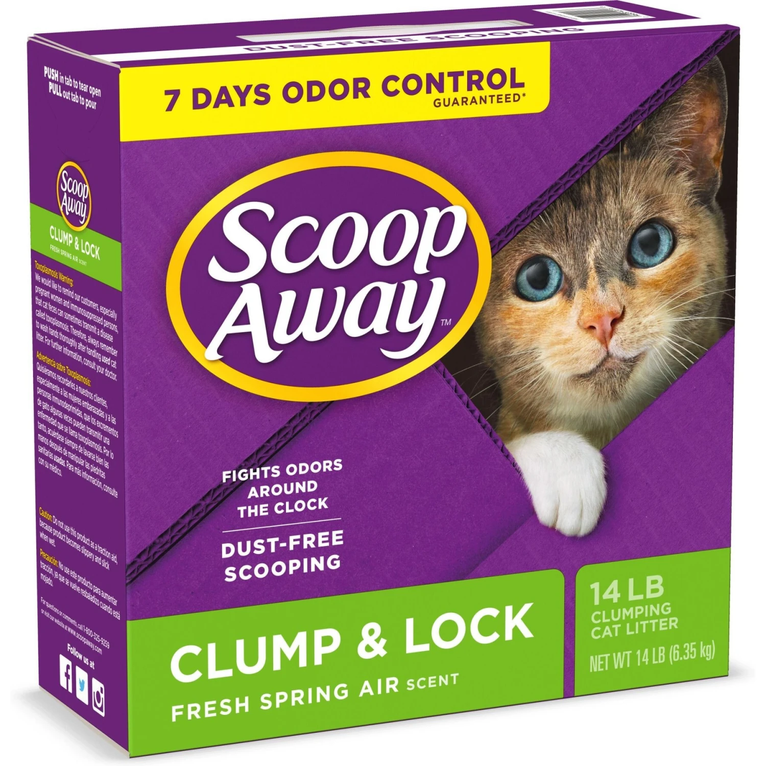 Scoop Away Clump & Lock Scented Clumping Clay Cat Litter 11 Scoop Away Clump & Lock Scented Clumping Clay Cat Litter - Image 9