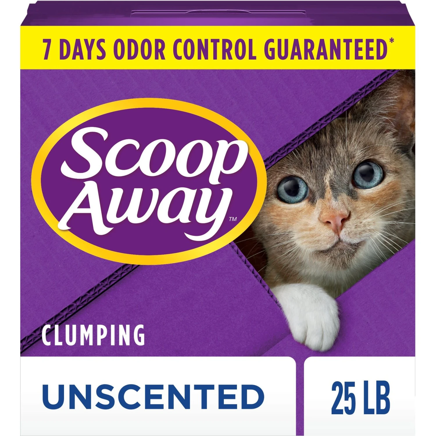Scoop Away Unscented Clumping Clay Cat Litter 3 Scoop Away Unscented Clumping Clay Cat Litter
