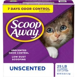 Scoop Away Unscented Clumping Clay Cat Litter 15 Scoop Away Unscented Clumping Clay Cat Litter -Cat Supplies 80311 PT4. AC SS1800 V1694463482