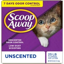 Scoop Away Unscented Clumping Clay Cat Litter 18 Scoop Away Unscented Clumping Clay Cat Litter -Cat Supplies 80311 PT7. AC SS1800 V1586456849