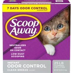 Scoop Away Clean Breeze Scented Clumping Clay Cat Litter -Cat Supplies 80313 PT4. AC SS1800 V1694465214