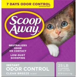 Scoop Away Clean Breeze Scented Clumping Clay Cat Litter -Cat Supplies 80313 PT5. AC SS1800 V1694458830