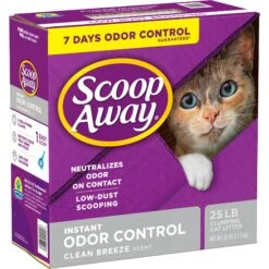 Scoop Away Clean Breeze Scented Clumping Clay Cat Litter -Cat Supplies 80313 PT6. AC SS1800 V1694455090