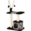 MidWest Feline Nuvo Carnival 37.5-in Faux Fur Cat Tree & Condo -Cat Supplies 80340 MAIN. AC SS1800 V1582738436