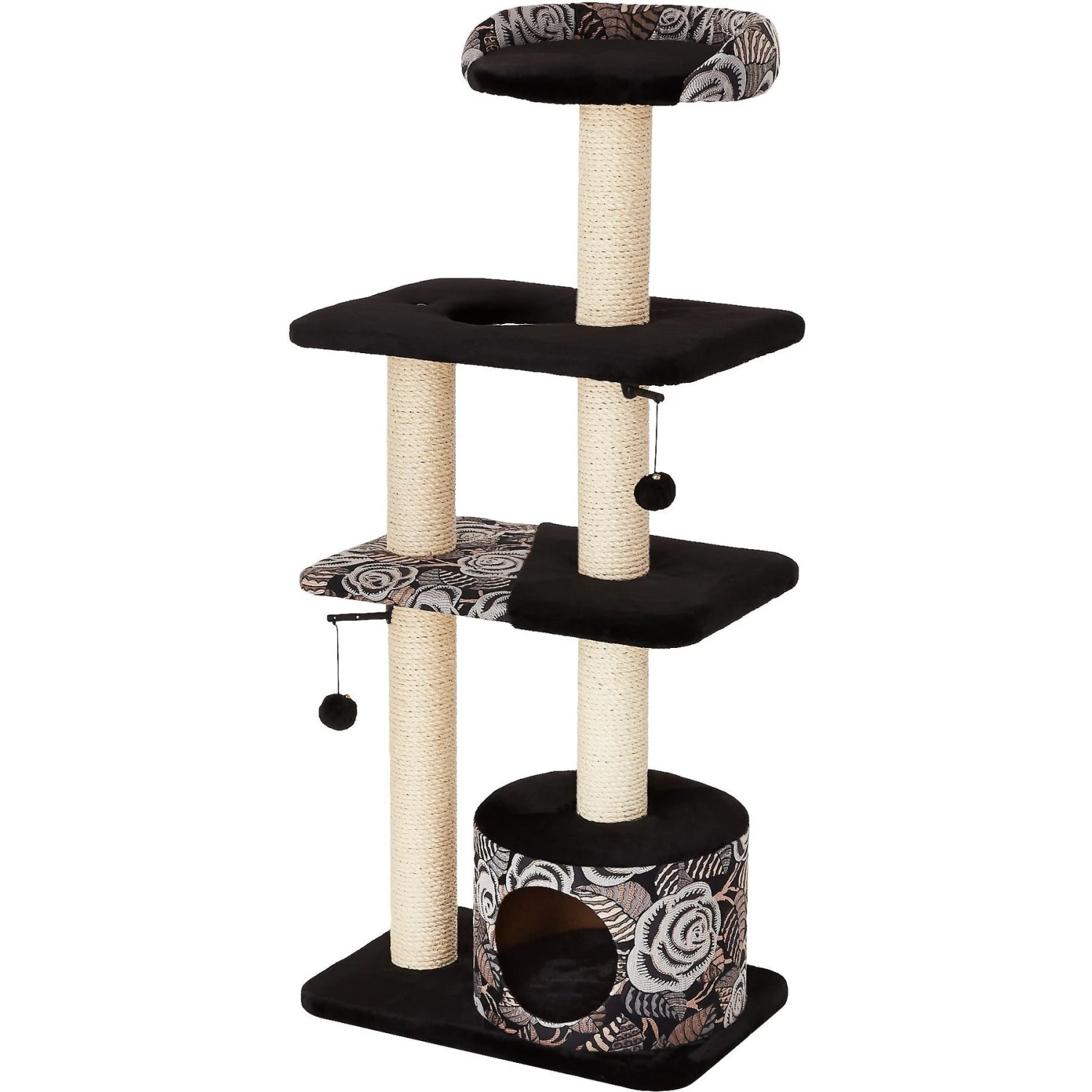 MidWest Feline Nuvo Tower 50.5-in Faux Fur Cat Tree & Condo 4 MidWest Feline Nuvo Tower 50.5-in Faux Fur Cat Tree & Condo - Image 2