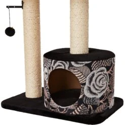 MidWest Feline Nuvo Tower 50.5-in Faux Fur Cat Tree & Condo 13 MidWest Feline Nuvo Tower 50.5-in Faux Fur Cat Tree & Condo -Cat Supplies 80344 PT2. AC SS1800 V1525271842
