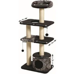 MidWest Feline Nuvo Tower 50.5-in Faux Fur Cat Tree & Condo 17 MidWest Feline Nuvo Tower 50.5-in Faux Fur Cat Tree & Condo -Cat Supplies 80344 PT6. AC SS1800 V1525271847