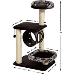 MidWest Feline Nuvo Escapade 40.25-in Faux Fur Cat Tree -Cat Supplies 80346 PT4. AC SS1800 V1500319238