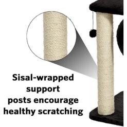 MidWest Feline Nuvo Escapade 40.25-in Faux Fur Cat Tree -Cat Supplies 80346 PT6. AC SS1800 V1500319235