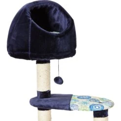 MidWest Feline Nuvo Resort 60-in Faux Fur Cat Tree -Cat Supplies 80352 PT2. AC SS1800 V1525271914