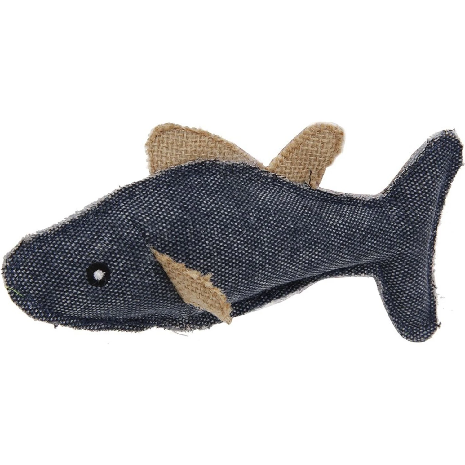 Pet Life Durable Fish Plush Cat Toy With Catnip, Black 3 Pet Life Durable Fish Plush Cat Toy With Catnip, Black