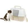 IRIS USA Hooded Corner Cat Litter Box With Front Door Flap & Scoop 1 IRIS USA Hooded Corner Cat Litter Box With Front Door Flap & Scoop -Cat Supplies 816574 MAIN. AC SS1800 V1685131609