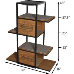 ZooVilla Country Crate Cat Tree, Brown 9 ZooVilla Country Crate Cat Tree, Brown -Cat Supplies 823982 PT3. AC SS1800 V1683567937