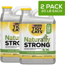 Tidy Cats Naturally Strong Clean Lemongrass Scented Clumping Clay Cat Litter -Cat Supplies 838894 PT1. AC SS1800 V1700859129