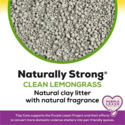 Tidy Cats Naturally Strong Clean Lemongrass Scented Clumping Clay Cat Litter -Cat Supplies 838894 PT3. AC SS1800 V1700859135