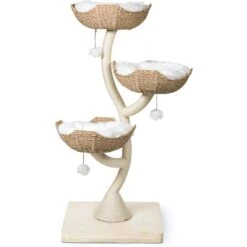 Mau Lifestyle Ivy 3, 53-in Modern Cat Tree, Natural -Cat Supplies 842054 PT4. AC SS1800 V1682621966