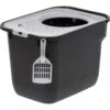 IRIS USA Square Top Entry Cat Litter Box With Scoop, Large 1 IRIS USA Square Top Entry Cat Litter Box With Scoop, Large -Cat Supplies 846630 MAIN. AC SS1800 V1683835832