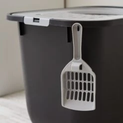 IRIS USA Square Top Entry Cat Litter Box With Scoop, Large 15 IRIS USA Square Top Entry Cat Litter Box With Scoop, Large -Cat Supplies 846630 PT5. AC SS1800 V1683836241