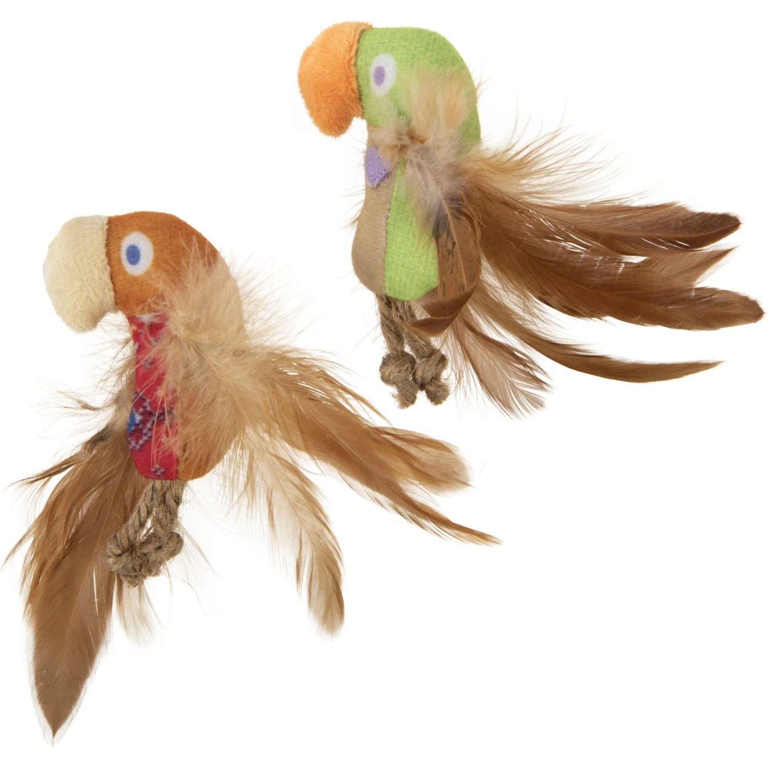SmartyKat Instincts Love Mates Feathery Plush HappyNip Silvervine & Catnip Bird Cat Toys, 2-pack 3 SmartyKat Instincts Love Mates Feathery Plush HappyNip Silvervine & Catnip Bird Cat Toys, 2-pack