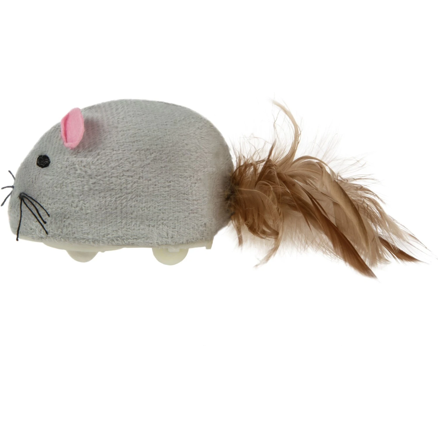 SmartyKat Instincts Scamper Mouse Soft Plush Battery-Powered Electronic Motion Cat Toy 8 SmartyKat Instincts Scamper Mouse Soft Plush Battery-Powered Electronic Motion Cat Toy - Image 6