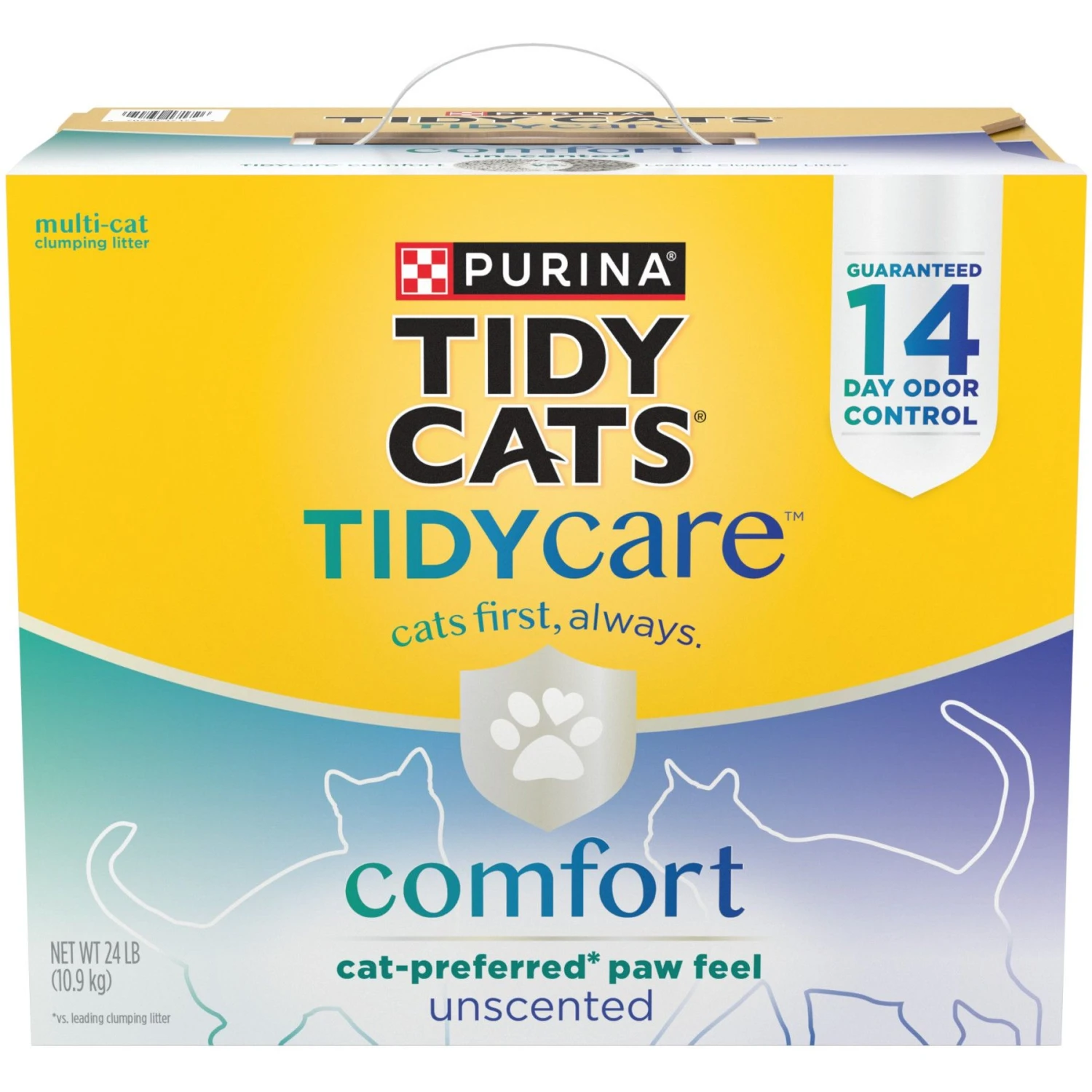 Tidy Cats Tidy Care Comfort Odor Control Low Dust Formula Clumping Clay Cat Litter, 24-lb Box 3 Tidy Cats Tidy Care Comfort Odor Control Low Dust Formula Clumping Clay Cat Litter, 24-lb Box