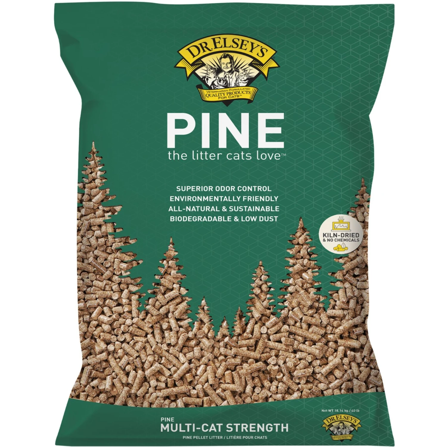 Dr. Elsey's Pine All-Natural Kiln-Dried Cat Litte 4 Dr. Elsey's Pine All-Natural Kiln-Dried Cat Litte - Image 2