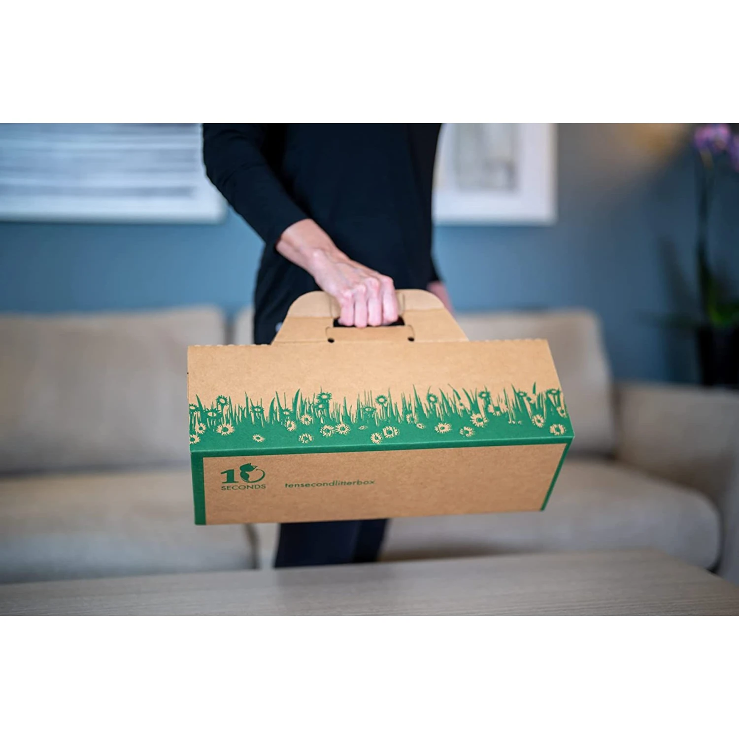 Ten Second Litter Box Biodegradable Disposible Cat Litter Box, 5 Count 6 Ten Second Litter Box Biodegradable Disposible Cat Litter Box, 5 Count - Image 4