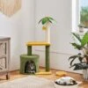 Yaheetech 37-in Coconut Palm Cat Tree, Small, Green & Yellow 1 Yaheetech 37-in Coconut Palm Cat Tree, Small, Green & Yellow -Cat Supplies 871710 MAIN. AC SS1800 V1686244501