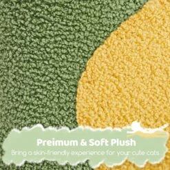 Yaheetech 37-in Coconut Palm Cat Tree, Small, Green & Yellow -Cat Supplies 871710 PT6. AC SS1800 V1686248944