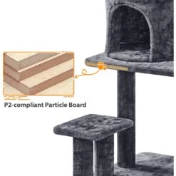 Yaheetech 57-in Cat Tree For Indoor Cats -Cat Supplies 871742 PT7. AC SS1800 V1686244571