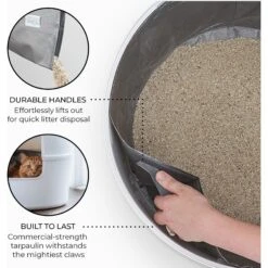 Bundle & Bliss Reusable Cat Litter Liners, 3 Count 16 Bundle & Bliss Reusable Cat Litter Liners, 3 Count -Cat Supplies 897454 PT5. AC SS1800 V1687890608