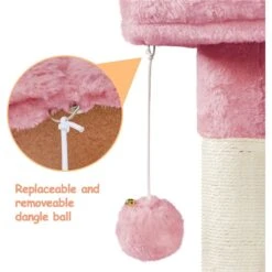 Yaheetech 34.5-in Plush Cover Cat Tree 17 Yaheetech 34.5-in Plush Cover Cat Tree -Cat Supplies 899542 PT6. AC SS1800 V1692300031