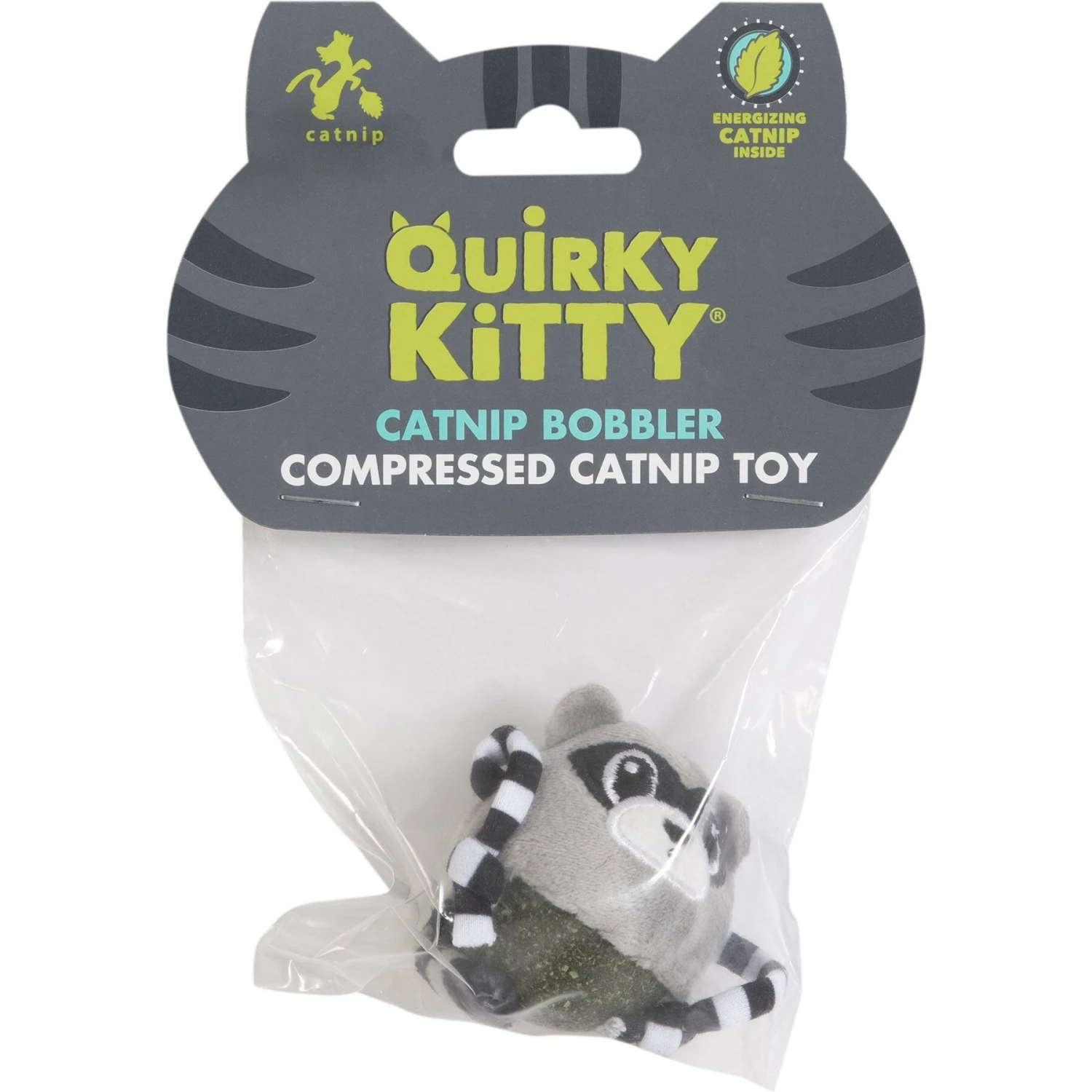 Quirky Kitty Rolly Raccoon Catnip Bobbler Cat Toy 6 Quirky Kitty Rolly Raccoon Catnip Bobbler Cat Toy - Image 4