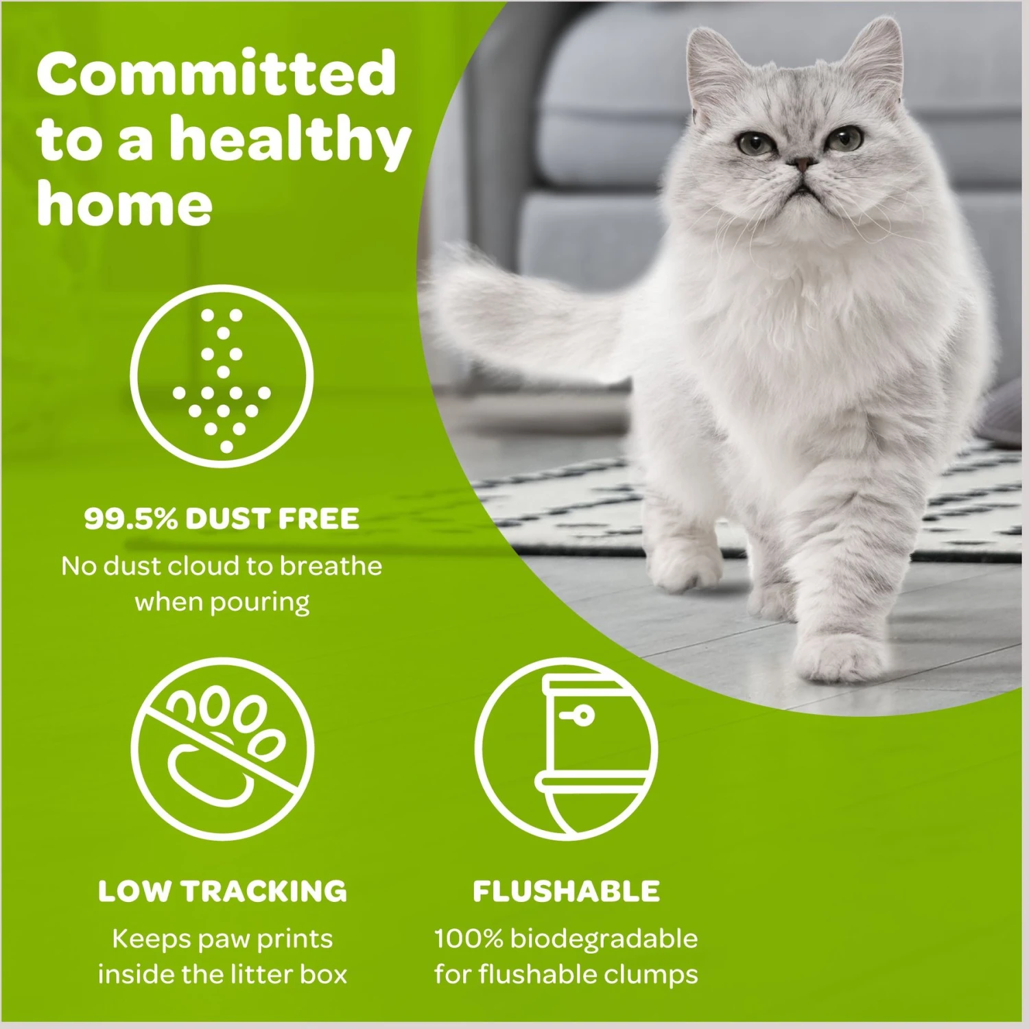 SWheat Scoop Multi-Cat Unscented Natural Clumping Wheat Cat Litter 7 SWheat Scoop Multi-Cat Unscented Natural Clumping Wheat Cat Litter - Image 5