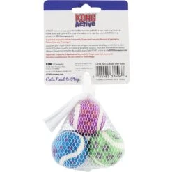 KONG Tennis Balls With Bells Cat Toy 16 KONG Tennis Balls With Bells Cat Toy -Cat Supplies 91319 PT6. AC SS1800 V1603158994