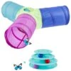 Frisco Foldable Play Tri-Tunnel Cat Toy & Frisco Butterfly Cat Tracks Cat Toy -Cat Supplies 933438 MAIN. AC SS1800 V1692303358