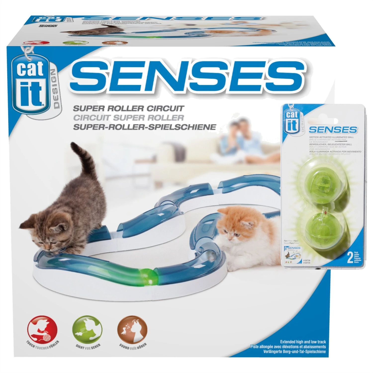 Catit Design Senses Circuit Cat Toy & Catit Design Senses Circuit Motion Activated Illuminated Balls Cat Toy 3 Catit Design Senses Circuit Cat Toy & Catit Design Senses Circuit Motion Activated Illuminated Balls Cat Toy